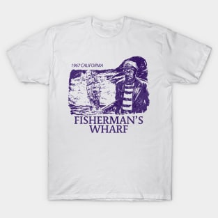 Fisherman's Wharf - Vintage Style Design T-Shirt